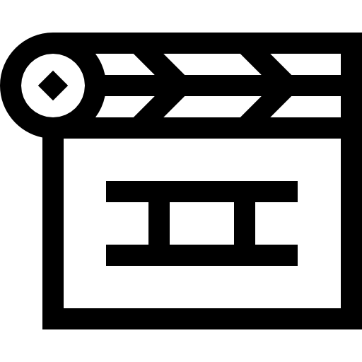 claqueta Basic Straight Lineal icono