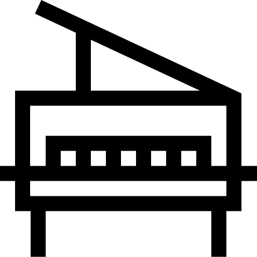 Фортепиано Basic Straight Lineal иконка