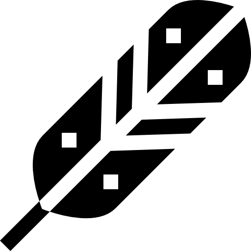 pluma Basic Straight Filled icono