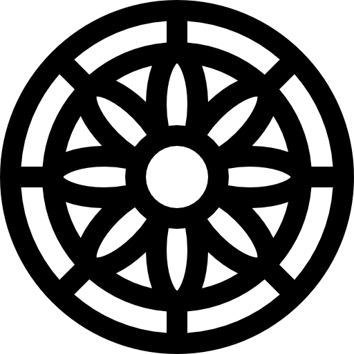 Mandala Basic Straight Lineal icon