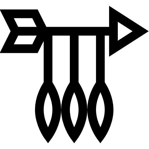 freccia Basic Straight Lineal icona