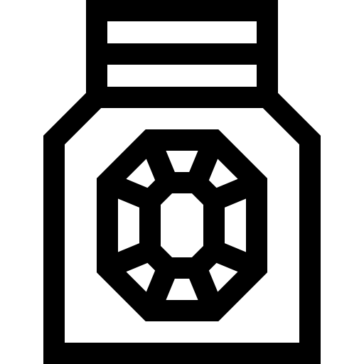 klejnot Basic Straight Lineal ikona