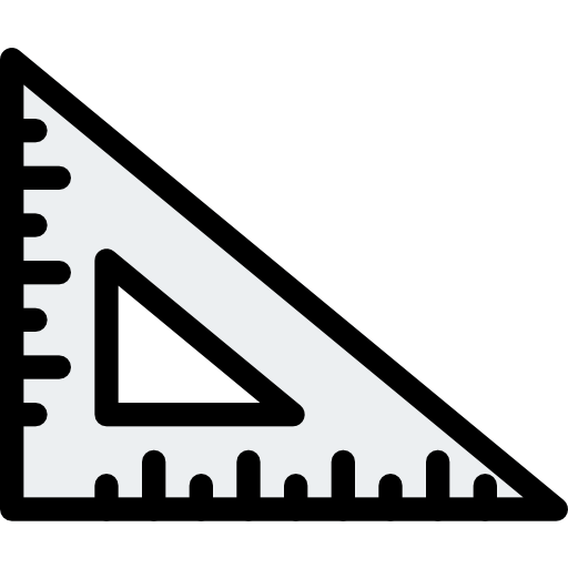 cuadrado Pixel Perfect Lineal Color icono