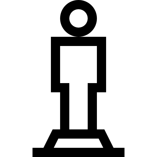 statua Basic Straight Lineal ikona