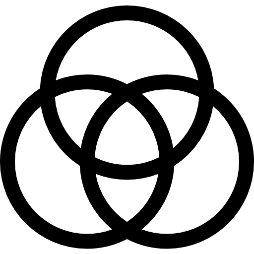 cmyk Basic Rounded Lineal icono