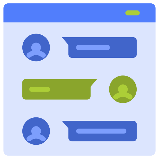 Chatroom Generic color fill icon