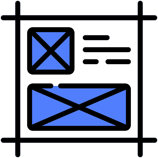progettazione del layout Generic color lineal-color icona