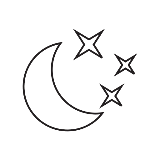 Луна Generic outline иконка