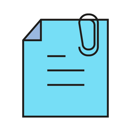 papier Generic color lineal-color icon