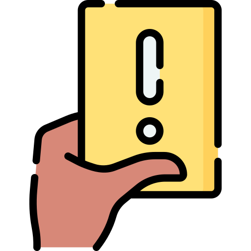 Желтая карточка Special Lineal color иконка
