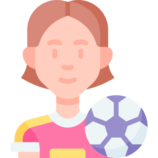 Female soccer player Special Flat icon