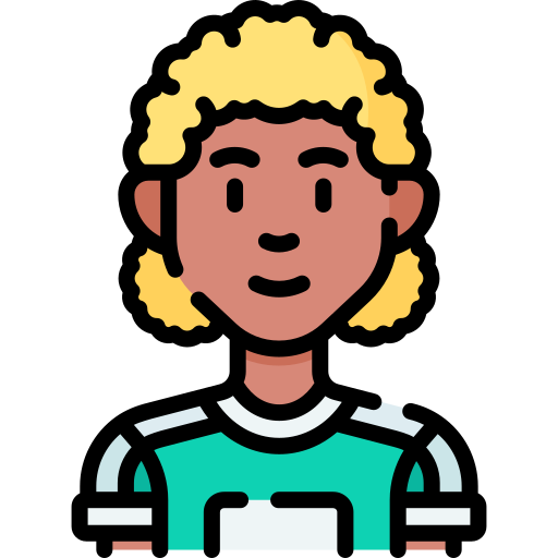女子サッカー選手 Special Lineal color icon