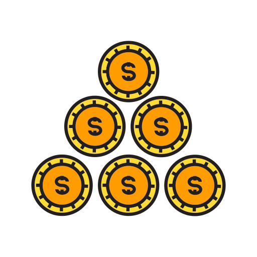 monedas Generic color lineal-color icono