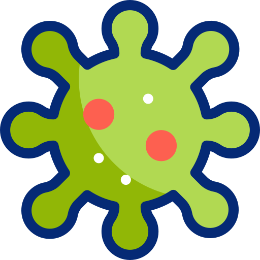 virus Basic Accent Lineal Color icon