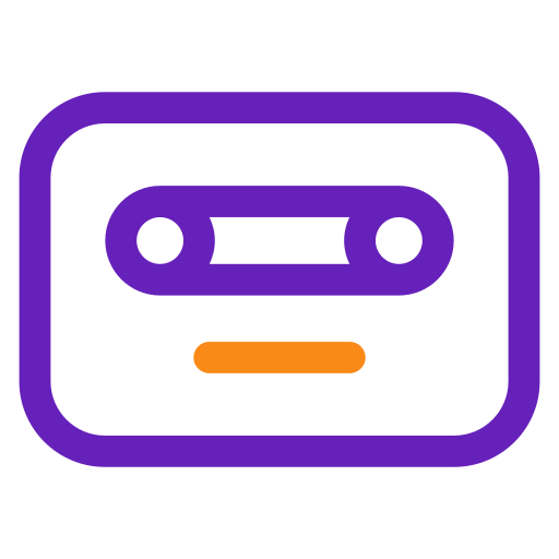 Cassette Generic color outline icon