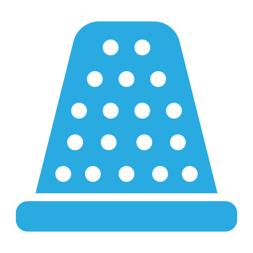 Sewing thimble Generic color fill icon