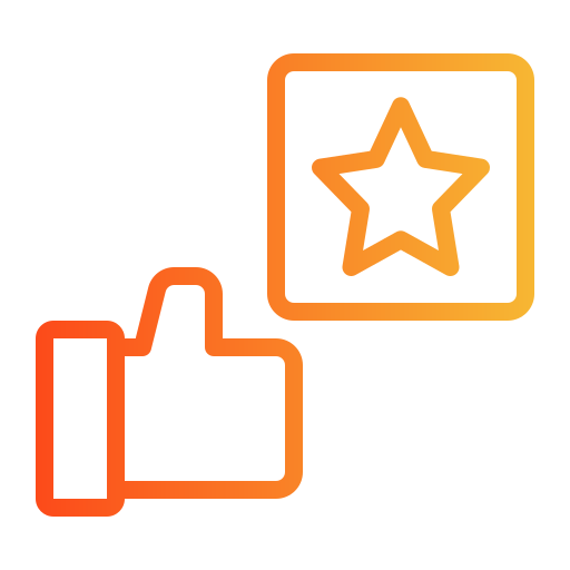 Good review Generic gradient outline icon