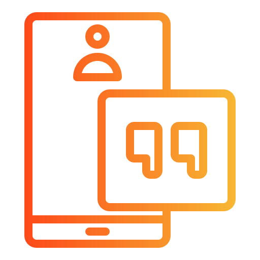 お客様の声 Generic gradient outline icon
