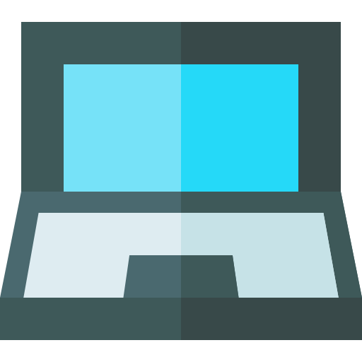 Laptop Basic Straight Flat icon