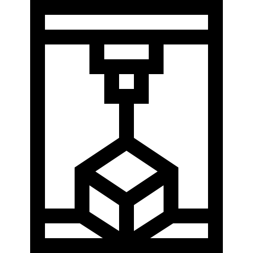 3d printer Basic Straight Lineal icon