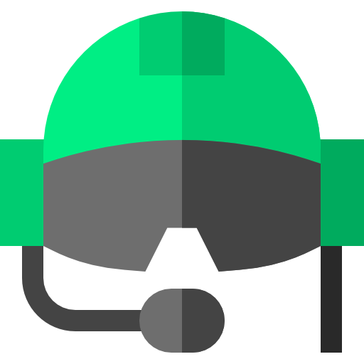 piloto Basic Straight Flat icono