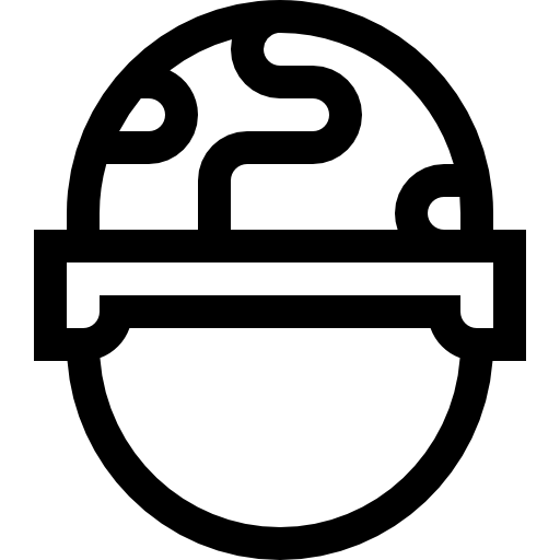 ヘルメット Basic Straight Lineal icon