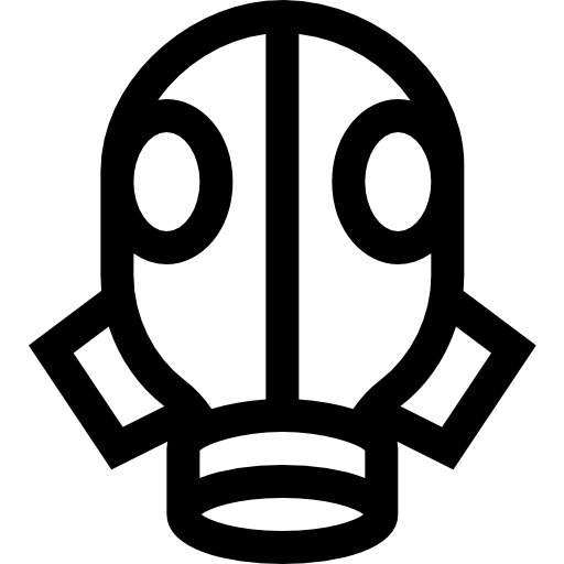 ガスマスク Basic Straight Lineal icon