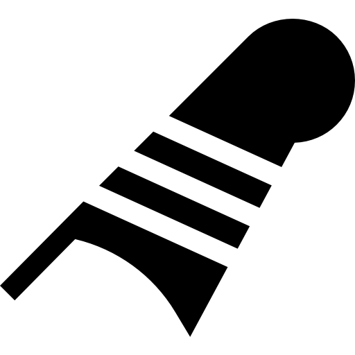 pluma de maat Basic Straight Filled icono