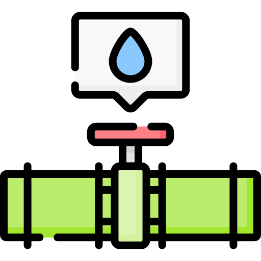 tubería de agua Special Lineal color icono