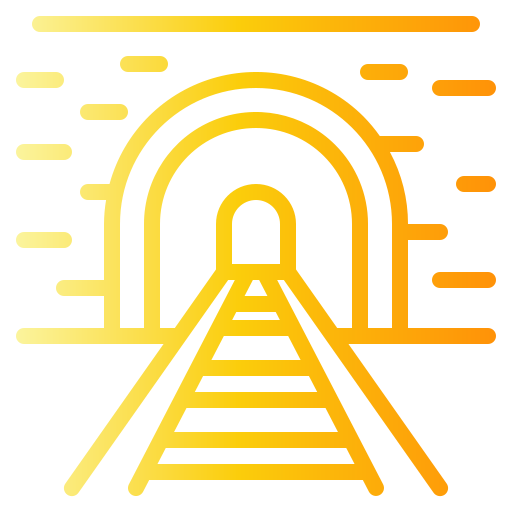 トンネル Generic gradient outline icon