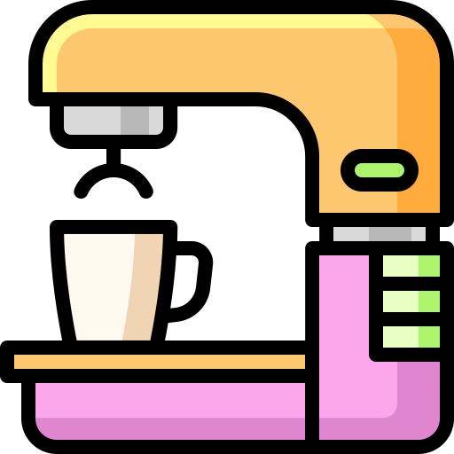 máquina de café Generic color lineal-color Ícone