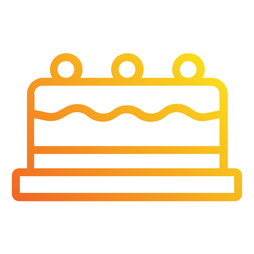 Cake Generic gradient outline icon