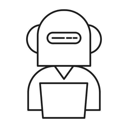handlarz robotami Generic outline ikona