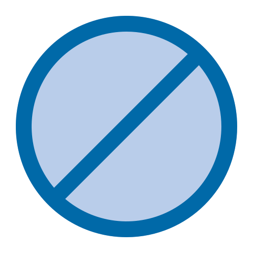 Forbidden Generic color lineal-color icon