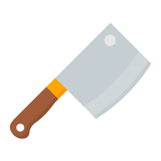cuchilla de carnicero Generic color fill icono