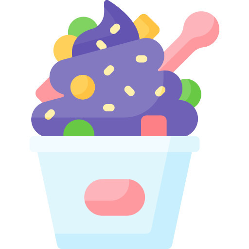 Frozen yogurt Special Flat icon
