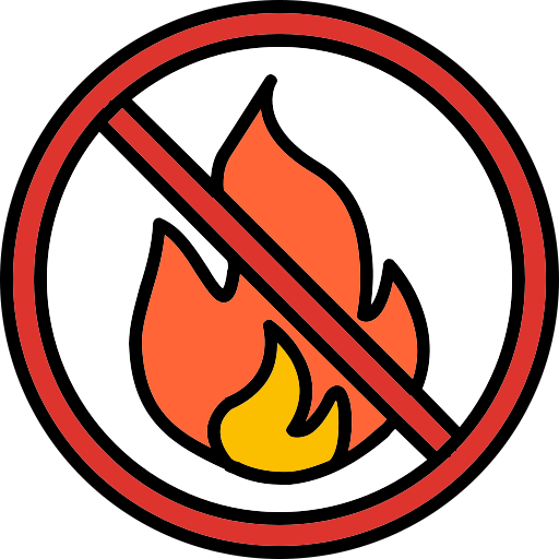 nessun fuoco Generic color lineal-color icona