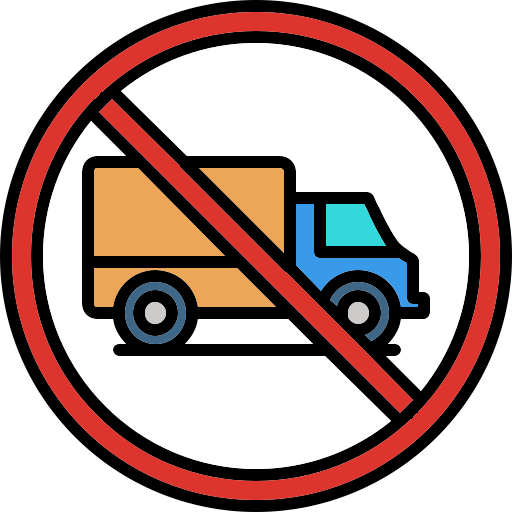No vehicle Generic color lineal-color icon