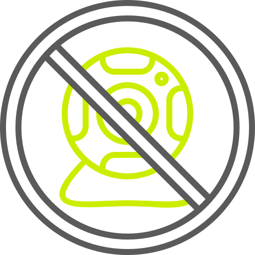 No camera Generic color outline icon