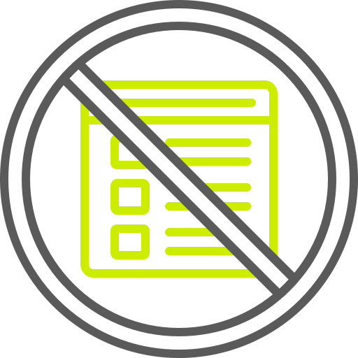 Forbidden sign Generic color outline icon