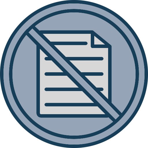 No documents Generic color lineal-color icon