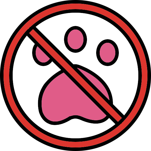 No pets allowed Generic color lineal-color icon
