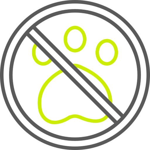 No pets allowed Generic color outline icon