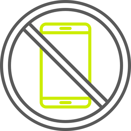 No smartphones Generic color outline icon