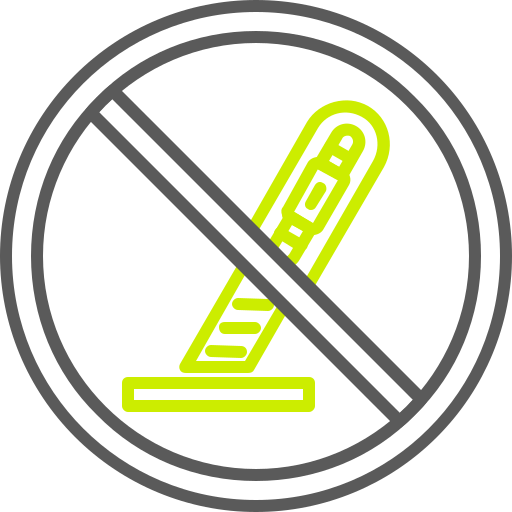 No cutter Generic color outline icon