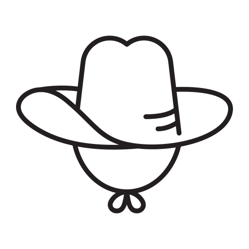 Cowboy Generic outline icon