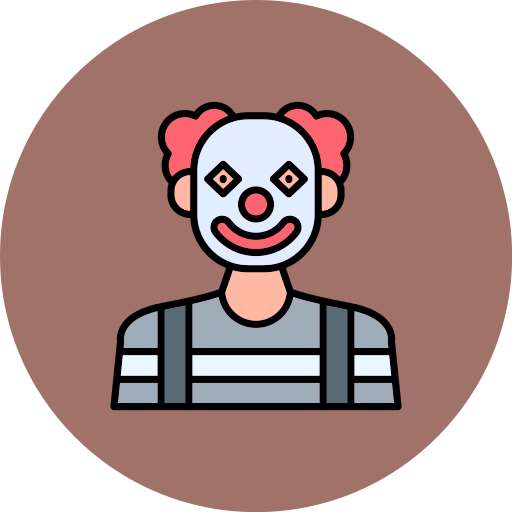 Clown Generic color lineal-color icon