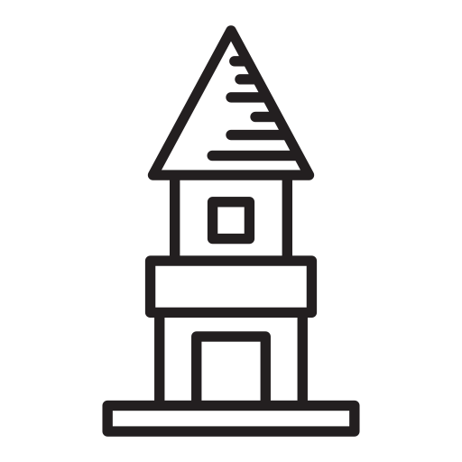 Башня Generic outline иконка
