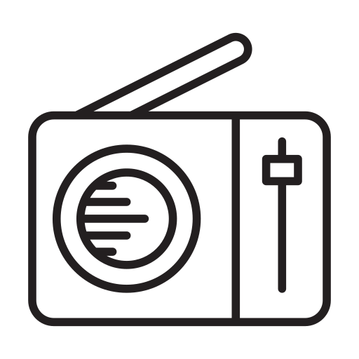 라디오 Generic outline icon