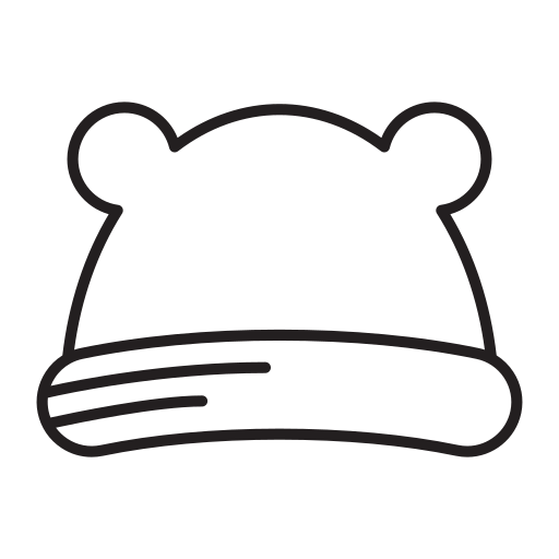帽子 Generic outline icon